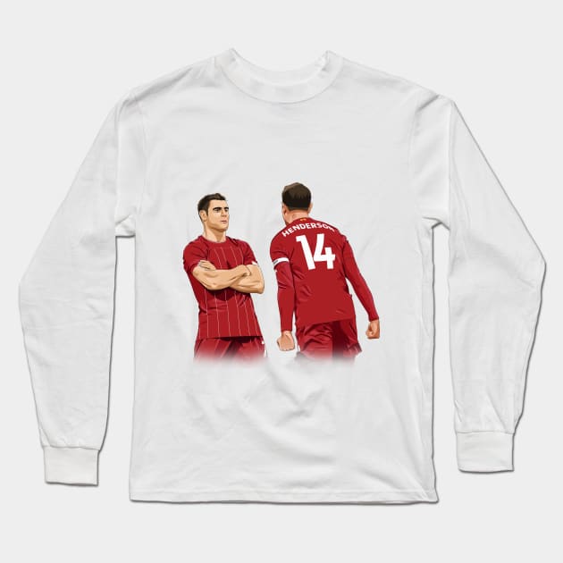 James Milner and Jordan Henderson Long Sleeve T-Shirt by Ades_194